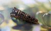 Accessories - 50 Pcs Of Antiqued Bronze Filigree Cone Bead Caps 9x23mm A2053