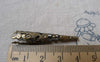 Accessories - 50 Pcs Of Antiqued Bronze Filigree Cone Long Bead Caps 8x41mm A7255