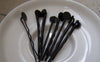 Accessories - 50 Pcs Of Black Metal  Bobby Pin Hair Sticks Wavy Hair Clips 43mm A2201