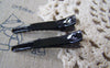 Accessories - 50 Pcs Of Black Painted Metal Hair Clips 5x38mm A4519