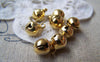 Accessories - 50 Pcs Of Gold Color Bells Jingle Bells Charms 6mm A3850