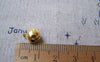 Accessories - 50 Pcs Of Gold Color Bells Jingle Bells Charms  8mm A5016