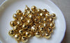 Accessories - 50 Pcs Of Gold Color Bells Jingle Bells Charms  8mm A5016