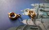 Accessories - 50 Pcs Of Gold Tone Brass Spring Ring Clasps 6mm A3496