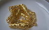 Accessories - 50 Pcs Of Gold Tone Filigree Cone Bead Caps 9x23mm A4738