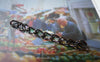 Accessories - 50 Pcs Of Gunmetal Black Steel Precut Extension Link Chain 3mm A5496