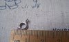 Accessories - 50 Pcs Of Silvery Gray Nickel Tone Brass Spring Ring Clasps 6mm A4883