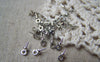 Accessories - 50 Pcs Platinum Tone Brass Peg For Half Drilled Pearls Beads 6mm A4781