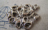Accessories - 50 Pcs Silvery Gray Nickel Tone Lobster Clasp 12mm A4137