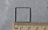 Accessories - 50 Pcs Square Rings Platinum Seamless Rings 20mm A7896