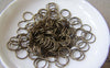 Accessories - 500 Pcs Antique Bronze Iron Jump Rings OD Rings 9mm 22gauge A4499