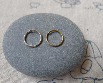 Accessories - 500 Pcs Antique Bronze Platinum Metal Iron Jump Rings Size 8mm 22gauge