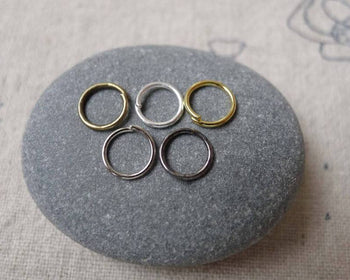 Accessories - 500 Pcs Bronze Silver Gold Platinum Gunmetal Iron Jump Rings Size 7mm 22gauge Various Color Available