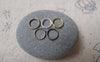 Accessories - 500 Pcs Bronze Silver Gold Platinum Gunmetal Iron Jump Rings Size 7mm 22gauge Various Color Available
