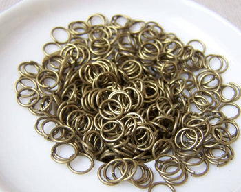 Accessories - 500 Pcs Of Antique Bronze Jump Rings 6mm 22gauge A3303