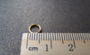Accessories - 500 Pcs Of Gold Plated Brass Jump Rings 6mm 19gauge A2841