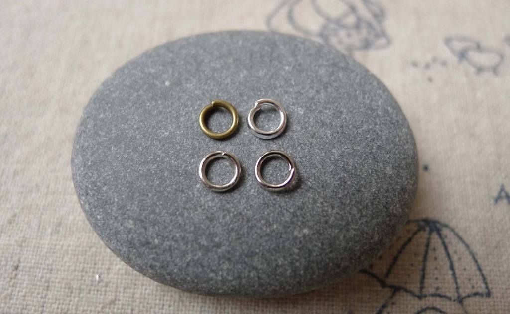 Accessories - 500 Pcs Of Metal Jump Rings Size 4mm 22gauge Various Sizes Available