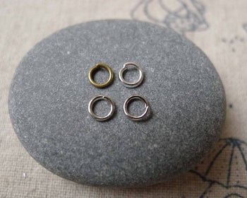 Accessories - 500 Pcs Of Metal Jump Rings Size 4mm 22gauge Various Sizes Available