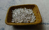 Accessories - 500 Pcs Of Silver Tone Brass Crimp Beads 2mm A5668