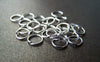 Accessories - 500 Pcs Of Silver Tone Iron Jump Rings 7mm 22 Gauge A3258