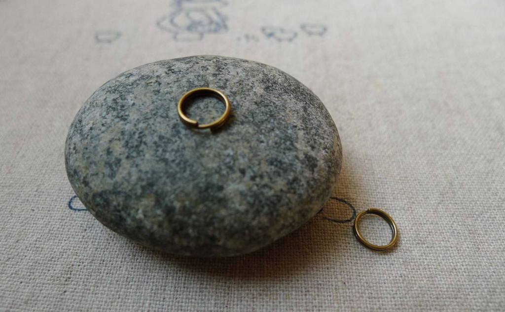 Accessories - 550 Pcs Of Antique Bronze Split Rings 7mm 25gauge A5657
