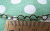 Accessories - 6.6 Ft (2m) Of Antique Bronze Brass Flat Heart Link Chain Soldered Links  3x4mm A2021