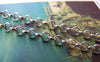 Accessories - 6.6 Ft (2m) Silvery Gray Brass Round Rollo Chain Unsoldered Links  3.8mm  A2005