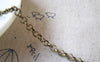 Accessories - 6.6ft (2m) Antique Bronze Brass Rollo Chain For Necklaces And Bracelets Unsoldered Links A5402