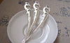 Accessories - 6 Pcs Antique Silver Phoenix Shaped Chinese Hairpin Small Size 14x90mm A2168