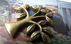 Accessories - 6 Pcs Of Antique Bronze Lovely Tree Pendants Charms 31x32mm A319