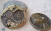 Accessories - 6 Pcs Of Antique Bronze Mechanical Watch Clock Pendants  37mm A4057