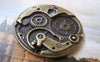 Accessories - 6 Pcs Of Antique Bronze Mechanical Watch Clock Pendants  37mm A4057