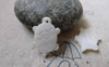 Accessories - 6 Pcs Of Natural Shell Turtle Charms 13x19mm  A6335