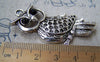 Accessories - 6 Pcs Of Tibetan Silver Antique Silver Rhinestone Owl Pendants 25x50mm A2928