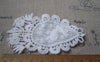 Accessories - 6 Pcs Of White Filigree Floral Deer Cotton Lace Doily 50x85mm A5005