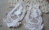 Accessories - 6 Pcs Of White Filigree Floral Princess Cotton Lace Doily 35x78mm A5010