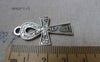 Accessories - Ankh Cross Antique Silver Egyptian Charms Double Sided 20x37mm Set Of 20 A7850