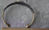 Accessories - Antique Brass Flower Bezel Bracelet Cuff Match 18x25mm Cabochon Set Of 1  A5433