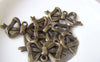 Accessories - Antique Bronze Bow Tie Charms 15x30mm Set Of 10 Pcs A4628