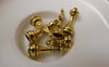 Accessories - Antique Gold 3D CHESS Pendant Charms King Queen Bishop Knight Rook Pawn