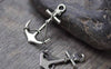 Accessories - Antique Silver Anchor Charms 19x33mm Set Of 10 Pcs A7897
