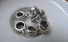 Accessories - Antique Silver Bail  Necklace Tube Charms 5x10mm Set Of 30 Pcs A7836