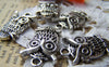 Accessories - Antique Silver Owl Charms 14x22mm Set Of 10 Pcs A1843