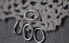 Accessories - Antique Silver Smooth Oval Link Rings 10x14mm Set Of 20 Pcs A7075