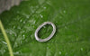 Accessories - Antique Silver Smooth Oval Link Rings 10x14mm Set Of 20 Pcs A7075