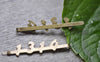 Accessories - Arabic Number Bobby Pin Antique Bronze Wired Hair Clips 45mm Set Of 10 Pcs A7887