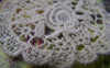 Accessories - Beige Color Lace Doily Round Lace Cotton Flower Embroidery 60mm Set Of 10 Pcs A3492