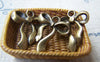 Accessories - Bow Tie Charms Antique Bronze Bowtie 18x20mm Set Of 10 Pcs A753