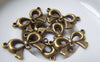 Accessories - Bow Tie Connectors Antique Bronze Bowknot Charms 14x25mm  Set Of 10  A4733