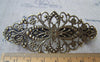 Accessories - Bronze Hair Barrette Hair Clips Filigree Flower Pinch  35x80mm Set Of 2 Pcs A1945